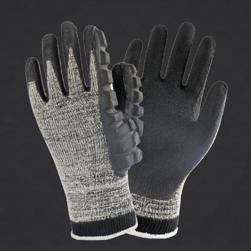 Work glove -  SAFETY WARRIOR - Shanghai Haitaier Protective Equipment Co., Ltd - industrial / mechanical protection / nitrile