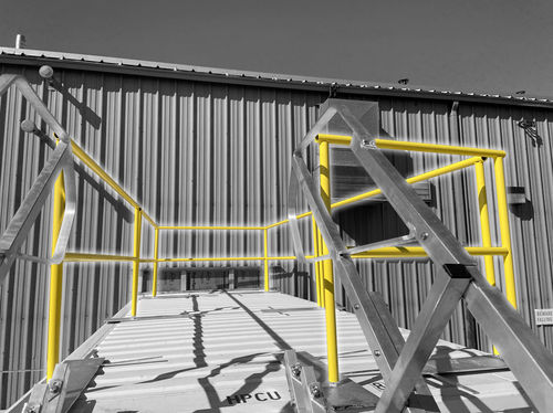 Outdoor handrail - Tuff Built Products Inc. - galvanized