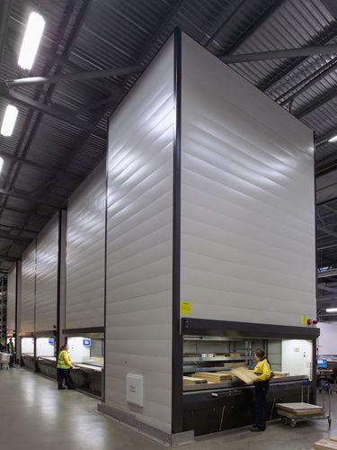 Automatic storage unit - TORNADO Vertical Storage Machine - Dexion