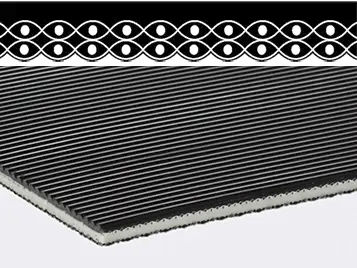 Modular conveyor belt - E 8/2 U0/V/R15 LG-SE - Forbo Siegling GmbH - polyurethane / industrial / black