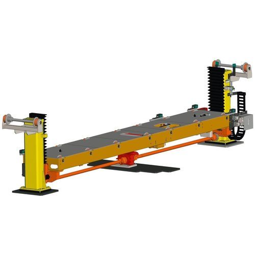 Conveyor roller lift system - HSF - EXPERT-TÜNKERS GmbH - column type / synchronous / for production lines