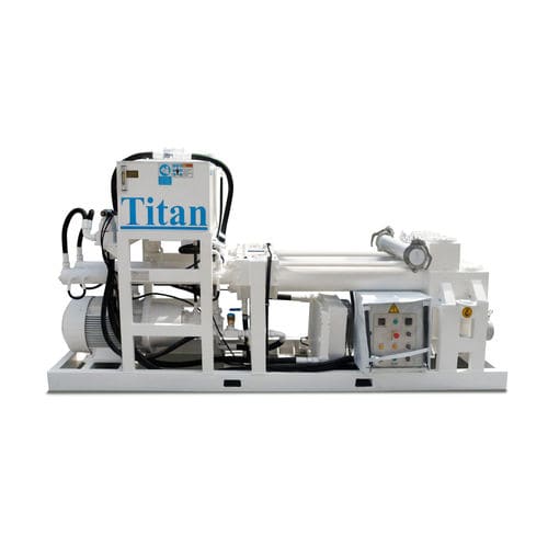 Stationary concrete pump - ETP30 - Titan Makina Ltd. Sti. - for construction / for mining applications
