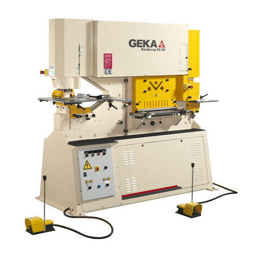 Semi-automatic ironworker - BENDICROP 85  - GEKA - hydraulic / bar / cutting