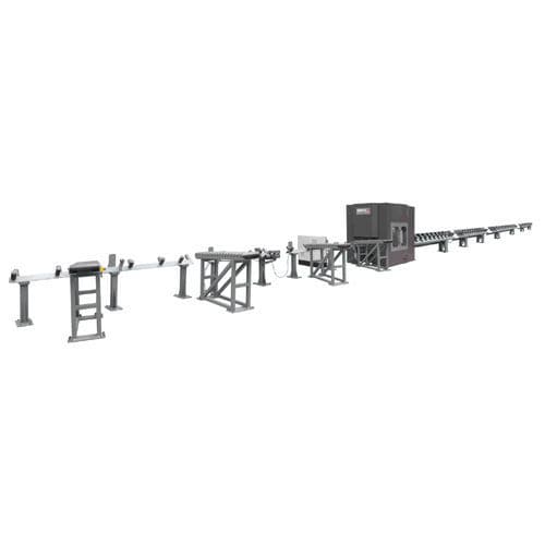 CNC punching line - GEKA - hydraulic / aluminum bar / punching