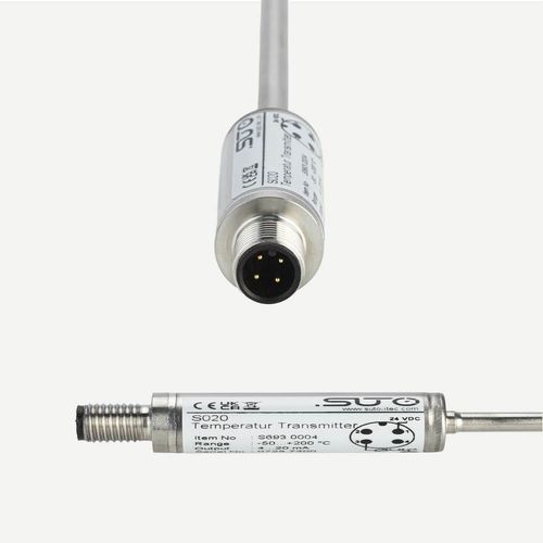 Pt1000 temperature sensor - S020 - SUTO iTEC GmbH - insertion / 4-20 mA / M12 connector