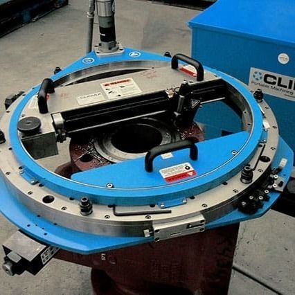 Pneumatic flange facer - FF2400 - CLIMAX - automatic / with OD-clamping