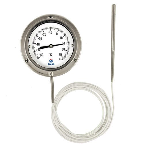 Gas expansion thermometer - D32 series - GESA TERMOMETROS - bimetallic ...