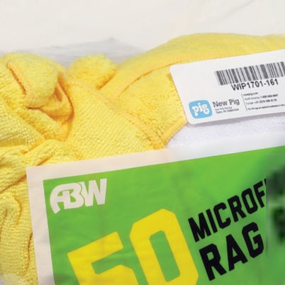 Microfiber cleaning wipe - WIP1703  - New Pig - disinfectant / for clean rooms