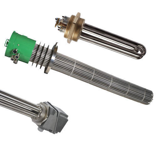 Flange immersion heater - Galvatek - screw plug / Incoloy / steel