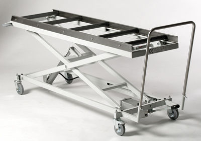 Hydraulic trolley - H - C.F di Ciro Fiocchetti& C.s.n.c. - transport / handling / stainless steel