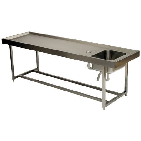 Stainless steel working table - A - C.F di Ciro Fiocchetti& C.s.n.c.