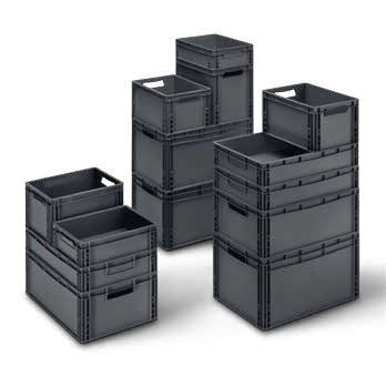 Polypropylene crate - Euroboxes series - bott - storage / transport / standard