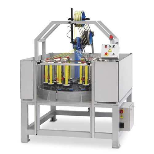 Sailing rope braiding machine - 20/208 - TALLERES RATERA SA - for braided wire / for cables / vertical