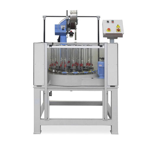Solid rope braiding machine - 18/154 - TALLERES RATERA SA - for wires / vertical / circular