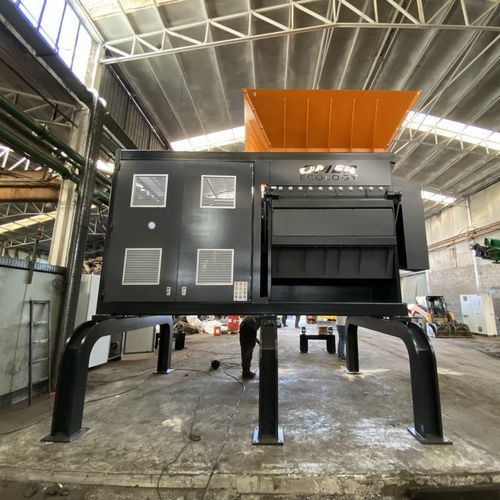 Primary shredder - TRITONE series - OMER ECOLOGY - single shaft / solid & bulk waste / for cables