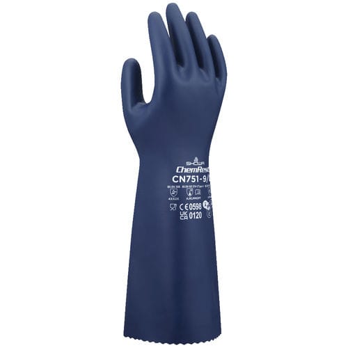 Work glove - CN751 - SHOWA - industrial / agriculture / chemical protection