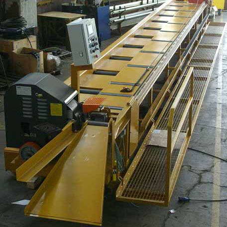 Iron cutting machine - D 50 - Oscam - numerical control / semi-automatic / roller