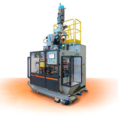 Extrusion blow molding machine - PB2E series - Plastiblow - for bottles / twin-station
