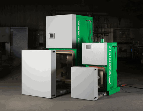 Pyrolysis oven - Diablo (L) - Arena Comet NV - chamber / cleaning / electric