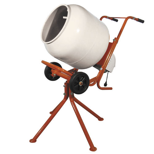 Electric concrete mixer - BTCM 165 - SIRL SA - mobile / silent / stand-alone