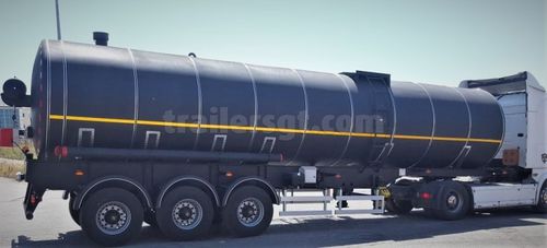 Semi-tanker semi-trailer - Gt Semi Trailers - for bitumen / 3-axle / towed