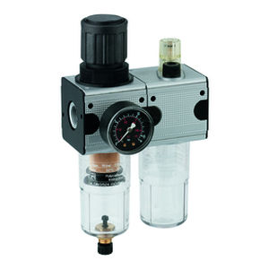 Compressed air filter-regulator-lubricator - 112510 - ITV - aluminium / rugged / modular