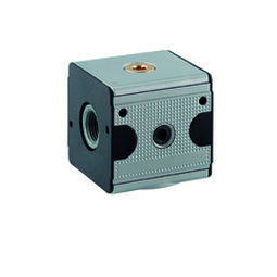 Spool pneumatic directional control valve - 122701 - ITV - electrically-operated / modular / aluminium