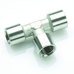 Pneumatic fitting - 4000 series - ITV - push-in / T-shaped / DIN
