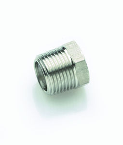 Reducing hydraulic adapter - 20 series - ITV - threaded / stainless steel / DIN