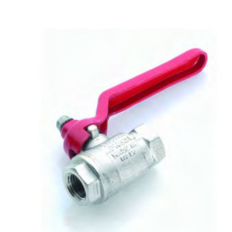 Ball valve - 20 FF - ITV - lever / for water / for diesel