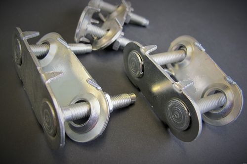 Plate conveyor belt fastener - GripTex™ - Strenex - screw-in / mild steel / galvanised steel