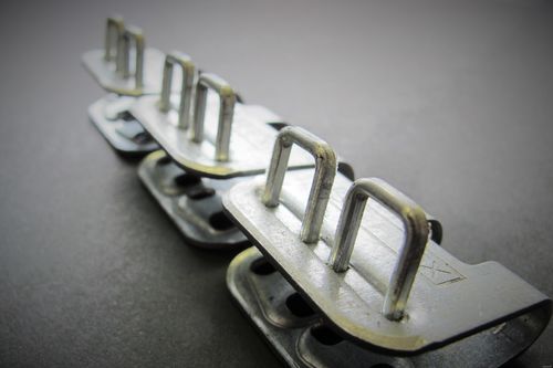 Stainless steel conveyor belt fastener - MR3 - Strenex - galvanised steel
