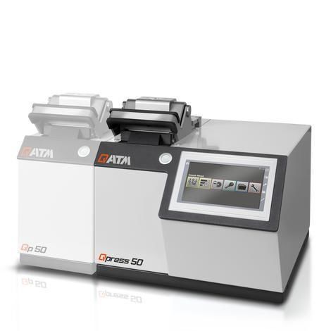 Water-cooled mounting press - Qpress 50 - QATM - hot / laboratory / for metallographic samples