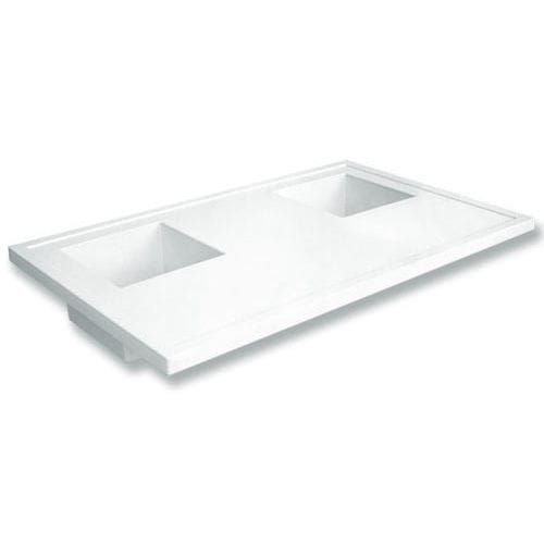Laboratory bench with sink - TOP1575W332 series - PLASTIFER