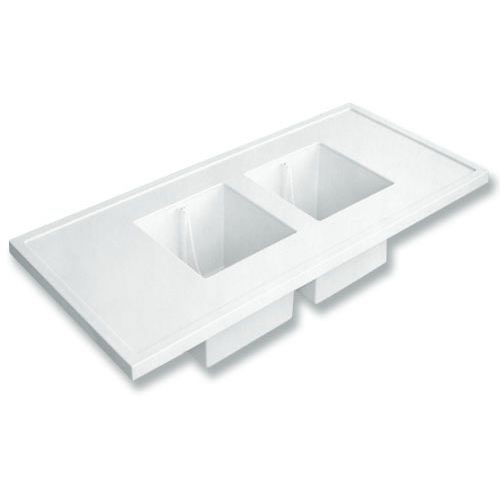 Laboratory bench with sink - TOP1575W443 series - PLASTIFER