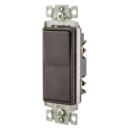 Rocker switch - 9801 - Bryant - single-pole / AC / industrial