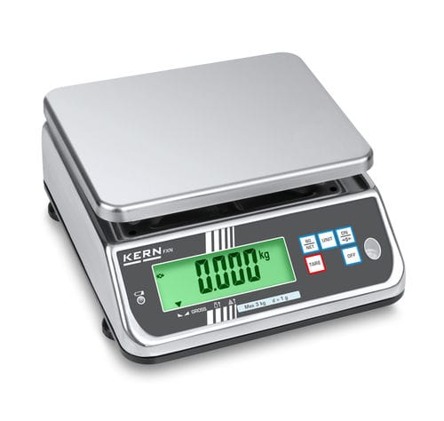 Counting scale - FXN 3K-3M - KERN & SOHN - g / external / with LCD display