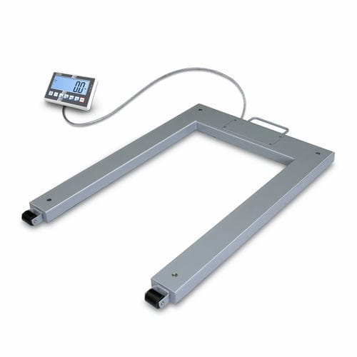 Pallet scale with rechargeable battery - UFC 1.5T-4M - KERN & SOHN - steel / with separate indicator / heavy-duty