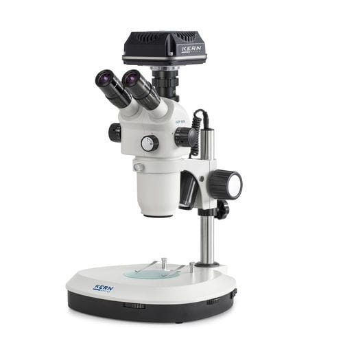 Digital stereo microscope - OZP 558C825 - KERN & SOHN - laboratory / trinocular / LED illumination