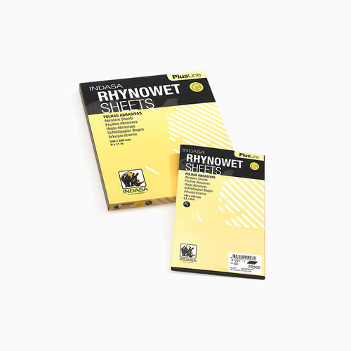 Aluminum oxide abrasive - RHYNOWET PLUS LINE - INDASA - paper / resin / robust