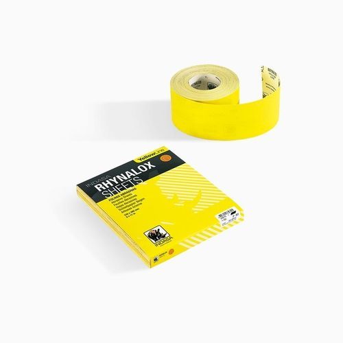 Aluminum oxide abrasive - RHYNALOX YELLOW LINE - INDASA - paper / resin / wide