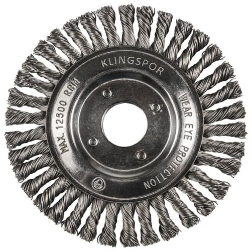 Disc brush - BRP 600 Z - KLINGSPOR - cleaning / stainless steel