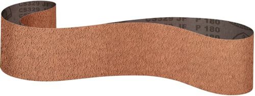 Aluminum oxide abrasive belt - CS 329 JF  - KLINGSPOR - cotton / resin