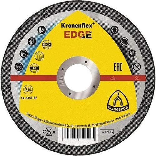 Aluminum cutting disc - EDGE Special - KLINGSPOR - for steel / for stainless steel