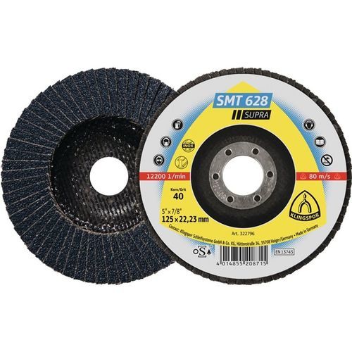 Stainless steel flap disc - SMT 628 Supra - KLINGSPOR