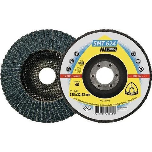 Stainless steel flap disc - 0016945819 - KLINGSPOR - finishing