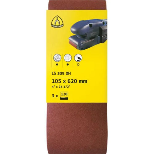 Coating abrasive belt - 0015202791 - KLINGSPOR - for grinding machines / for sanding / for metal