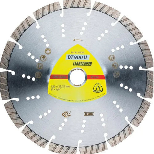Metal cutting disc - DT900U - KLINGSPOR - for portable machines / for manual grinders / for angle grinder