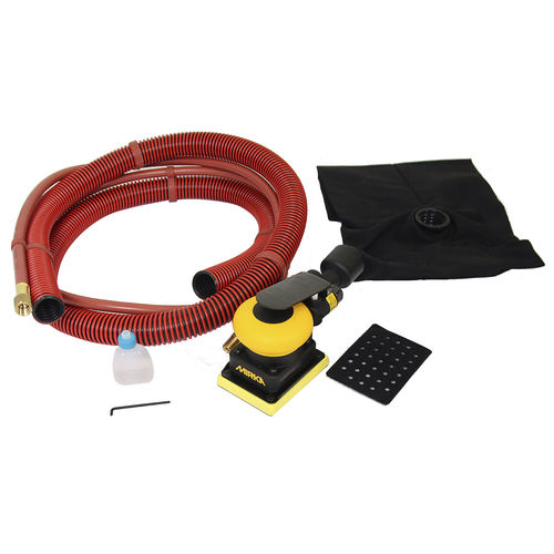 Orbital sander - Mirka® OS 343DB - Mirka - pneumatic / for furniture / lightweight