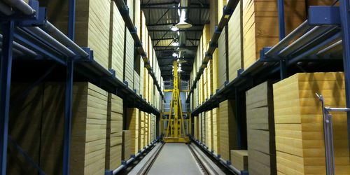 Horizontal automatic storage system - CTI Systems S.à r.l. - for long items / with stacker crane / ASRS